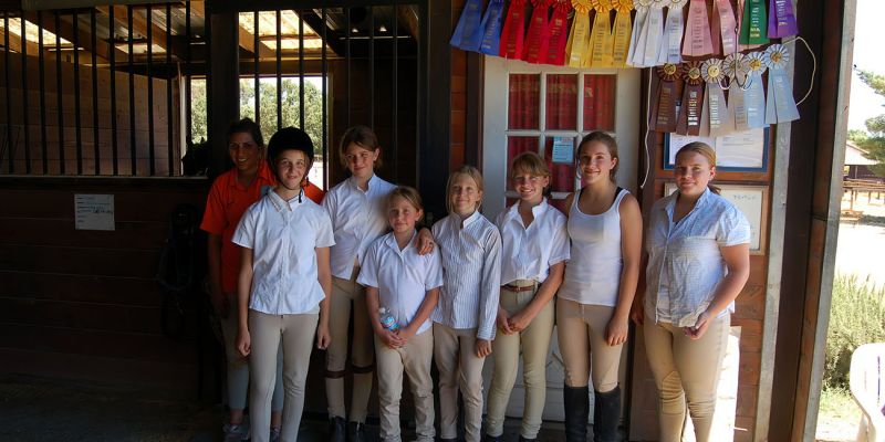 The Farm | Sonoma – Equestrian | Tiana Wells's students